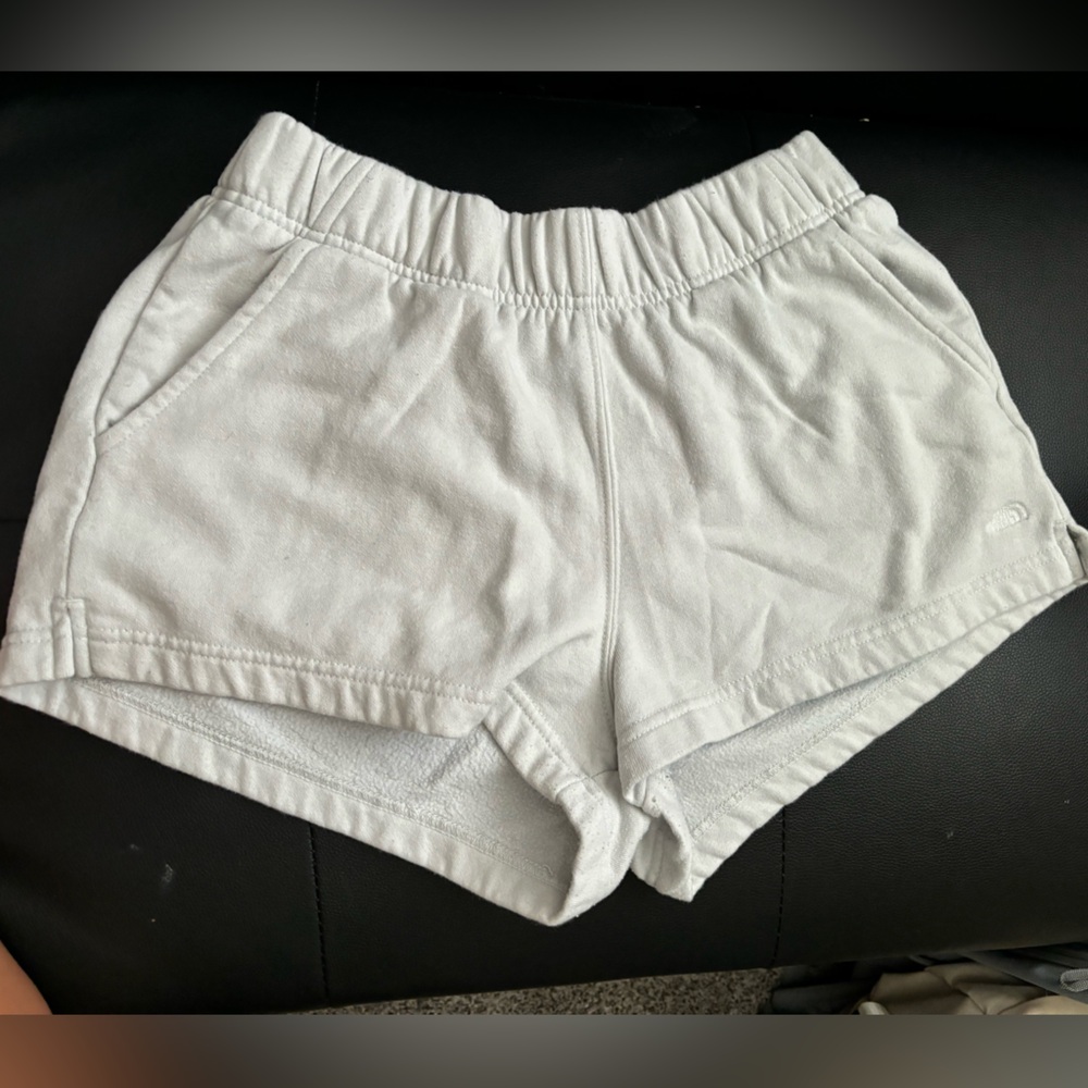 light blue north face shorts
